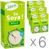 Sojade Soya Natural Organic, 1 L, Pack of 6, Soyade, Soymilk, Organic, Sugar Free, Salt and Lactose Free