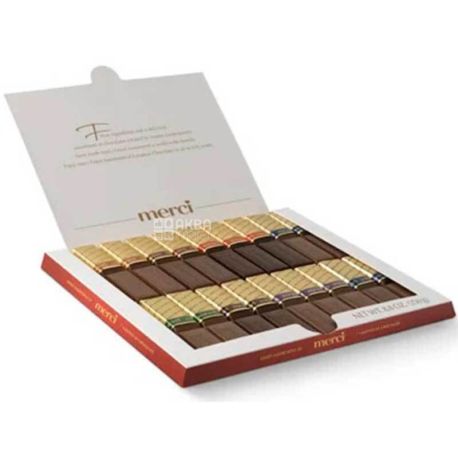 Merci, Finest Selection, 250 г, Конфеты, Черный шоколад, Ассорти