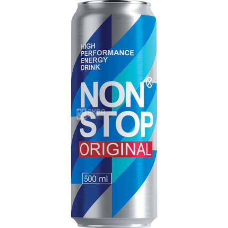 Non Stop, Original, 0,5 л, Напій енергетичний Нон Стоп