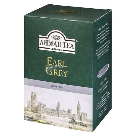 Ahmad Tea Earl Grey, 100 г, Чай черный Ахмад Ти Эрл Грей
