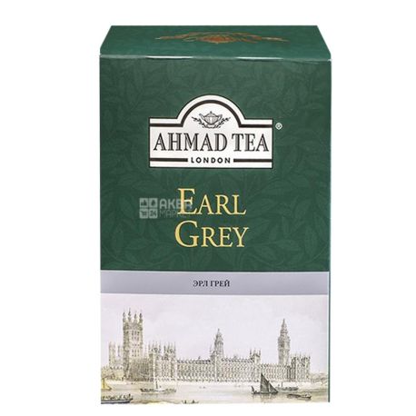 Ahmad Tea Earl Grey, 100 г, Чай черный Ахмад Ти Эрл Грей