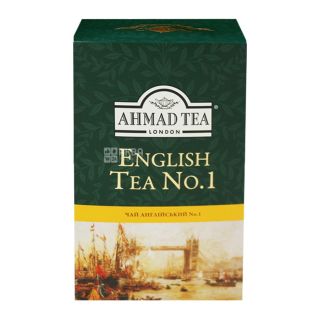 Ahmad English Tea №1, 100 г, Чай чорний Ахмад Інгліш Ті з бергамотом