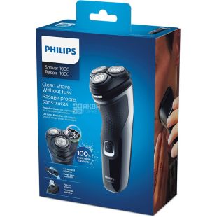 Philips S1332/41, Электробритва роторная, для сухого бритья