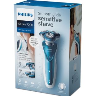 Philips S7370/12, Электробритва роторная, для влажного и сухого бритья
