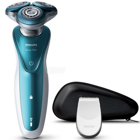 Philips S7370/12, Электробритва роторная, для влажного и сухого бритья
