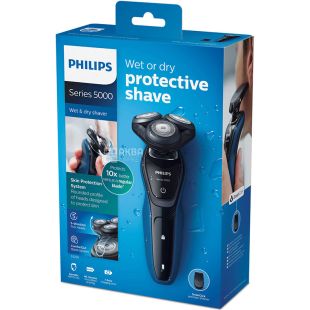 Philips Series 5000 S5250/06, Электробритва роторная, для влажного и сухого бритья