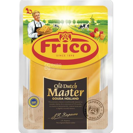 Frico Old Dutch Master, 180 г , Сыр твердый Фрико Олд Тач Мастер, 48%, нарезанный