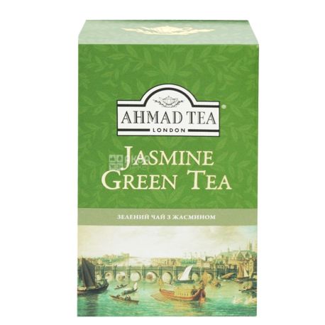 Ahmad Tea Jasmine Green, 75 г, Чай зеленый Ахмад Ти Жасмин Грин  