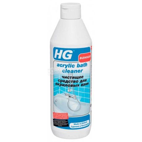 HG, 0.5 L, Detergent for acrylic bathtubs