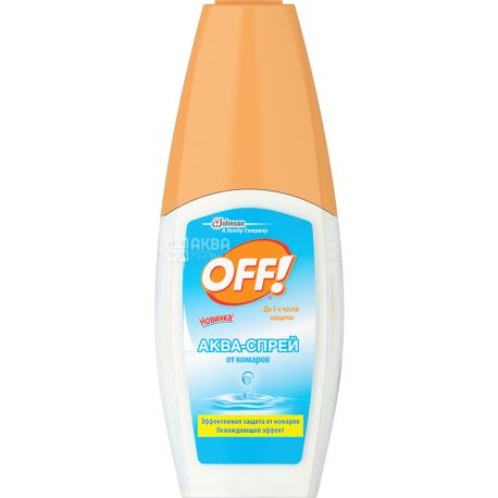 Off!, 100 мл, Аква-спрей от комаров для всей семьи