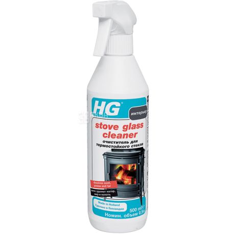 HG, 500 ml, Cleaner for heat-resistant glass