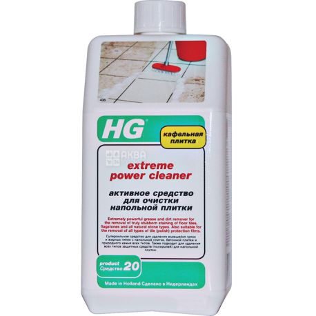 HG, 1 л, Засіб для миття підлогової плитки
