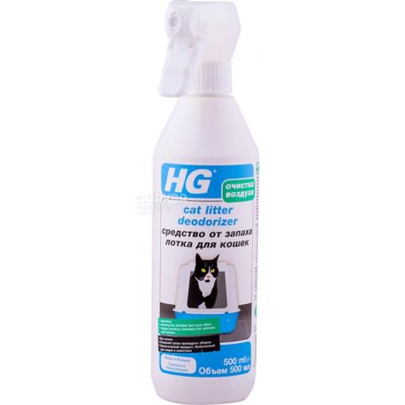 HG, Cat Litter Deodorizer, 500 мл, Спрей від запаху лотка кішок