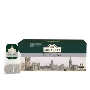 Ahmad Tea Earl Grey, 25 пак, Чай черный Ахмад Ти Эрл Грей