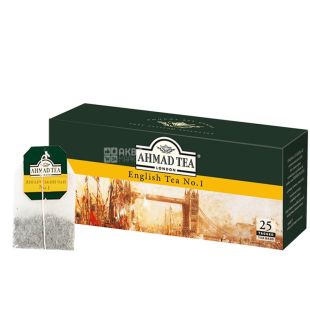 Ahmad English Tea №1, 25 пак, Чай черный Ахмад Инглиш Ти