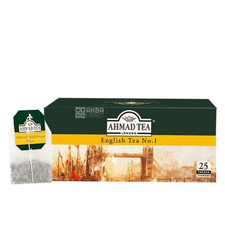 Ahmad English Tea №1, 25 пак, Чай чорний Ахмад Інгліш Ті