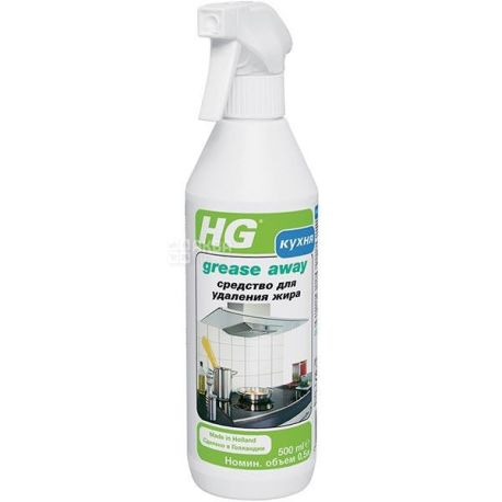 HG, 500 мл, Средство для удаления жира