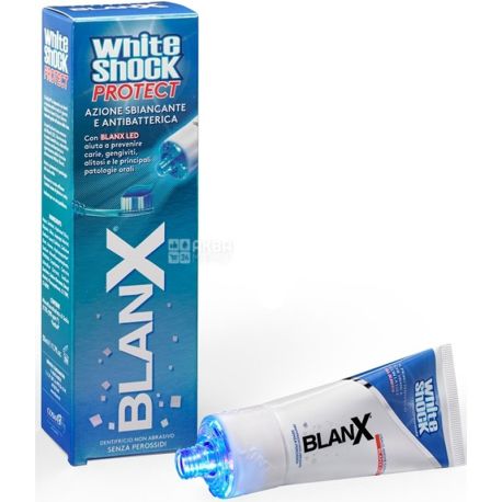 BLANX White Shock & Protect, 50 мл, Зубна паста, Комплексний захист