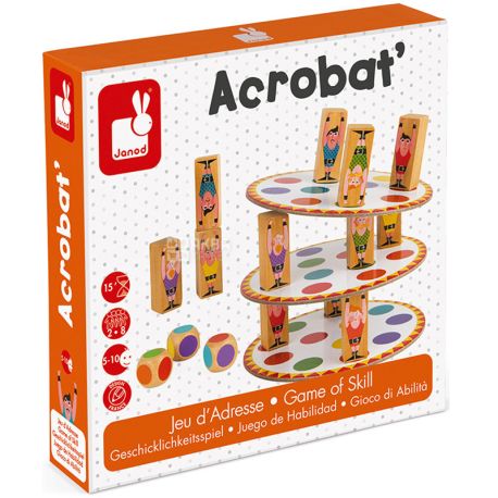 Janod, Настольная игра, Акробат, от 5-ти лет