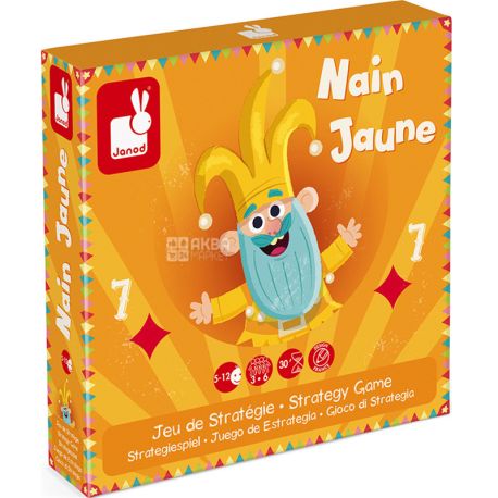 Janod, Настольная игра Желтый гном, от 5-ти лет