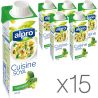 Alpro, Cuisine Soya, Упаковка 15 шт. по 250 мл, Вершки соєві для приготування страв, 14%