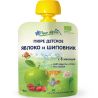 Fleur Alpine, Яблоко и Шиповник, 90 г, Пюре детское органическое, с 5 месяцев