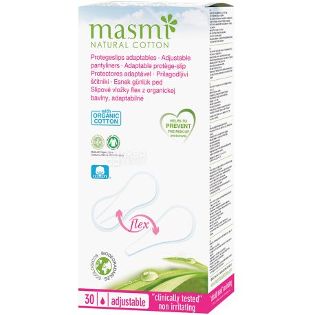 Masmi Adjustable, 30 pcs., Daily sanitary pads