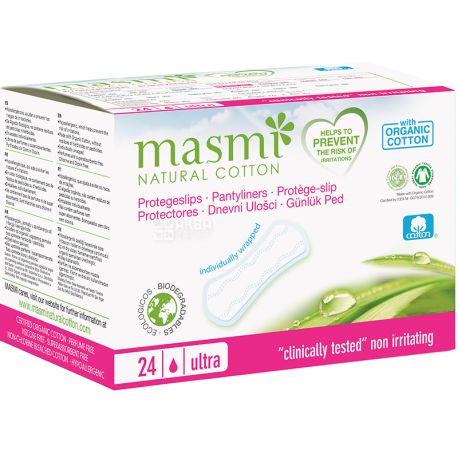 Masmi Ultra, 24 pcs., Daily sanitary pads, individually wrapped