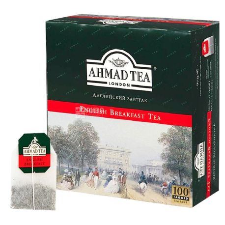 Ahmad Tea English Breakfast, 100 пак, Чай чорний Ахмад Ті Інгліш Брекфаст