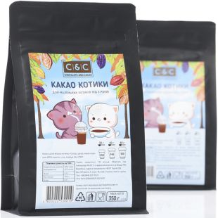 C&C, Котики, 350 г, Шоколадный напиток для детей, растворимый