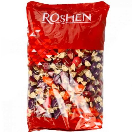 Roshen HERBINA+, 1 кг, Карамель с начинкой на травах