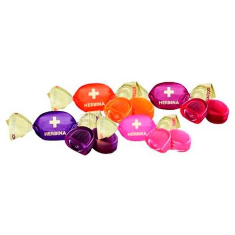 Roshen HERBINA+, 1 кг, Карамель с начинкой на травах
