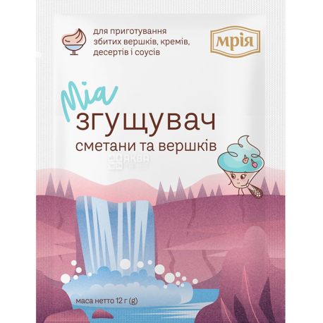 Mriya, 12 g, Thickener for sour cream and cream