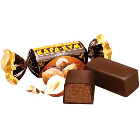 Roshen, Кара-Кум, 1 кг, Конфеты в шоколадной глазури