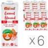 Ecomil, Coconut Almond, Упаковка 6 шт. по 1 л, Экомил, Растительный напиток, Миндаль-кокос, без сахара