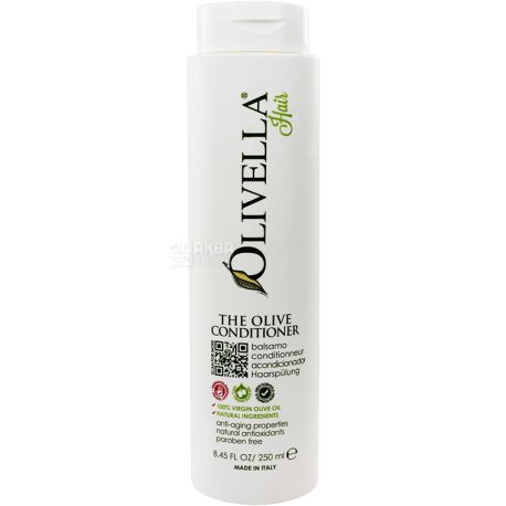 Olivella, 250 мл, Кондиционер для укрепления волос на основе оливкового экстракта