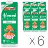 Ecomil, Almond Original, Pack of 6 pcs., 1 l each, Ecomil, Herbal drink, Almonds with agave syrup, sugar free