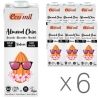 Ecomil, Nature, 6 pcs. 1 l each, Ekomil, Herbal drink, Almonds with chia seeds, sugar free