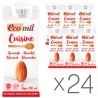 Ecomil, Mandel Almond, Упаковка 24 шт. по 0,2 л, Еком, Рослинні вершки Мигдаль, без цукру