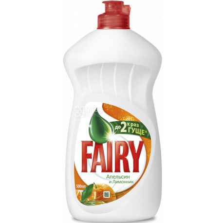 Fairy, Апельсин і Лимонник, 500 мл, Засіб для миття посуду