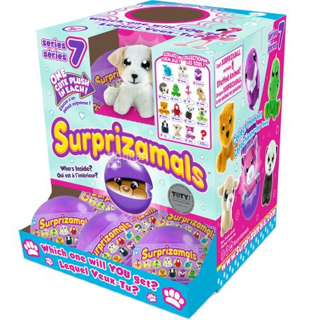 Surprizamals, Series 7, М'яка іграшка-сюрприз в кулі, для дітей від 3-х років