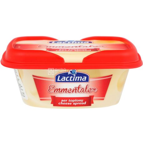 Lactima Emmentaler, 130 г, Сир плавлений, 52%