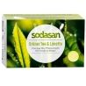 Sodasan, 100 г, Крем-мыло для лица антисептическое, Зеленый чай-Лайм
