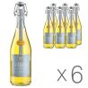 Elixia Passion fruit, Упаковка 6 шт. х 0,75 л, Напій газовний органічний Лимонад Маракуйя Еліксія, скло
