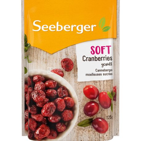 Seeberger, Cranberry extra, soft, 125 g