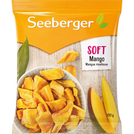 Seeberger, soft dried mango, 100 g