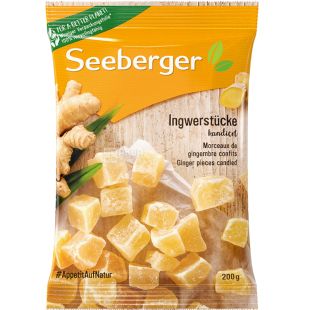 Seeberger, Цукаты, имбирь, 200 г