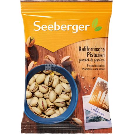 Seeberger, Californian Pistachio Seeberger fried and salted, 150 g
