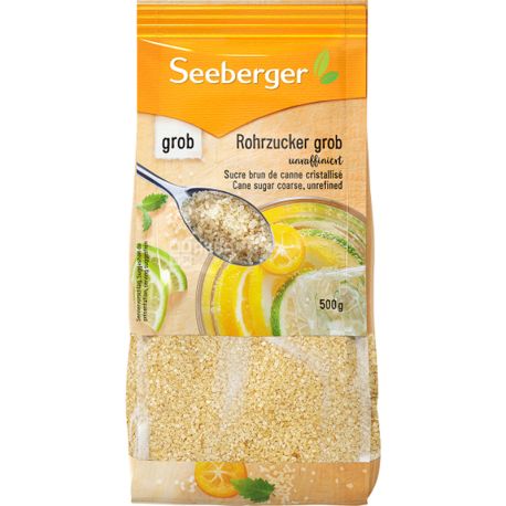 Seeberger, 500 г, Цукор тростинний коричневий