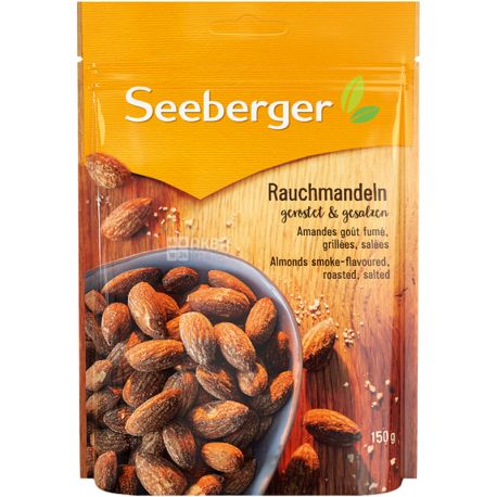 Seeberger, Smoked Almonds, Toasted with Salt, 150 g